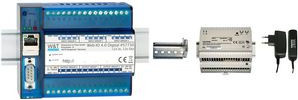 W&T Web-IO 4.0 Digital Ethernet-Modul zur Steuerung und Erfassung von 12 Inputs und 12 Outputs über TCP/IP-Ethernet/LAN in Blau - Bild 1