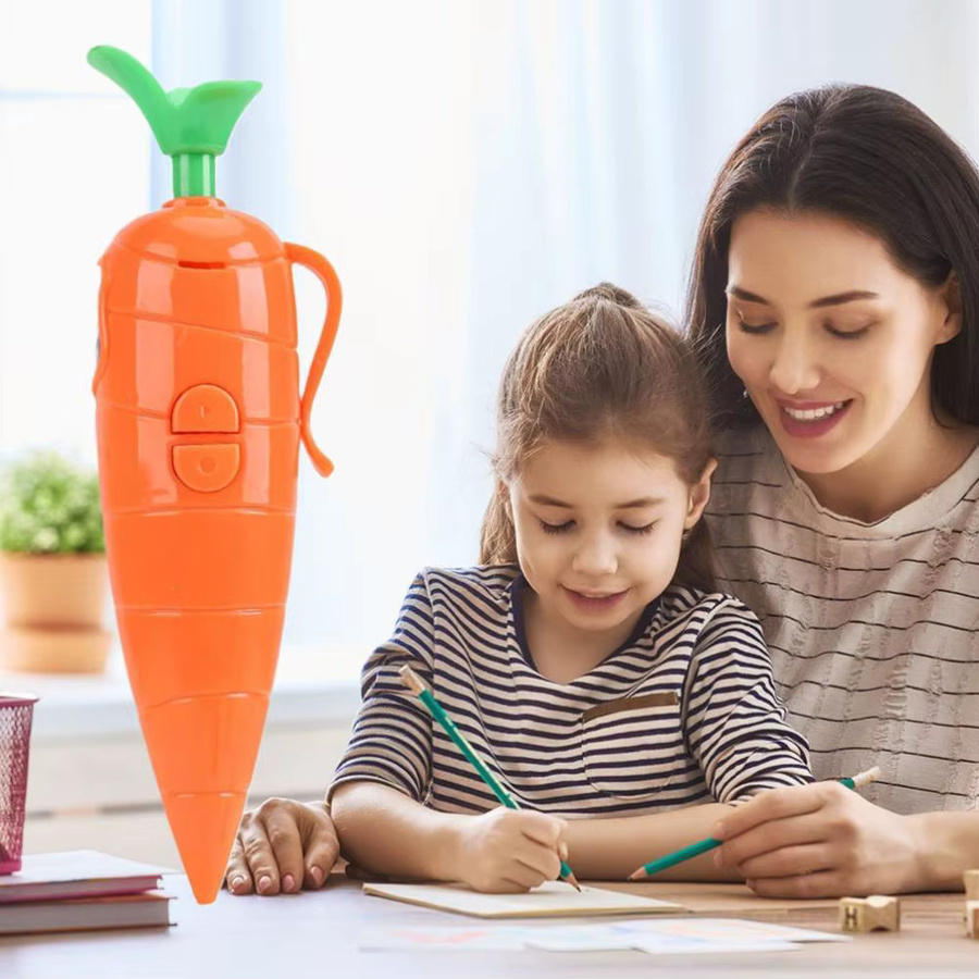 Judy & Nick Karotten-Voice-Recorder, elektronisches Sound-Spielzeug und Kugelschreiber in Orange - Bild 2