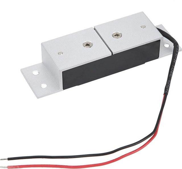 Mini Elektromagnetisches Türschloss DC12V mit 60kg Haltekraft in Silber - Bild 1