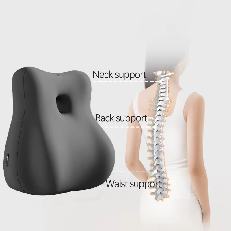 Ergonomisches Keilkissen aus Memory-Schaum von HEHUAI HT in Blau zur Linderung von Nacken- und Rückenschmerzen für Erwachsene - Bild 1