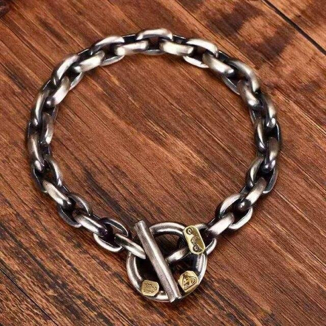 YIRAN Jewelry Armband, Silber, Herren, 18cm - Bild 1