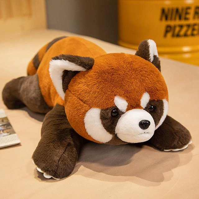 Yiran toy Sitz- & Liege-Rotpanda Plüschtier, 60cm, ab 14 Jahren - Bild 1