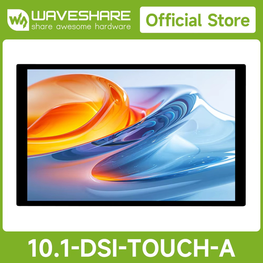 Waveshare 10,1 Zoll DSI kapazitives Touch-Display mit IPS-Panel in Schwarz für Raspberry Pi 5/4B/3B/3B+/3A+ (800 x 1280) - Bild 2