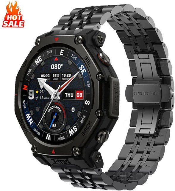 Uhrenarmband Edelstahl, Silber, Unisex - Bild 1