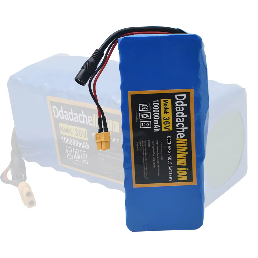 Lithium-Akku 10S4P 36V 100Ah mit BMS und XT60-Anschluss in Blau für E-Bike und Elektroroller inklusive Ladegerät - Bild 3