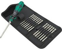 Wera Kraftform Kompakt 838 RA-R M Imperial Bit-Satz mit Ratschenfunktion in Schwarz, Grün und Multicolour - Bild 1