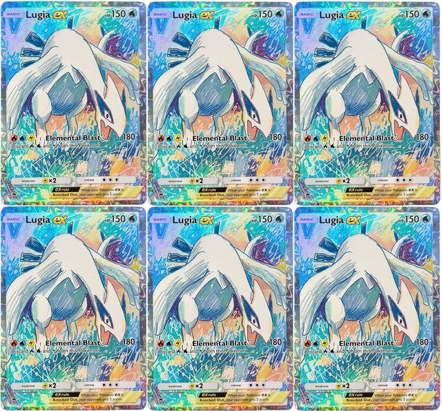 Keeppley Pokémon Great Tusk Lugia ex Game Texture Collection Card, Pappe / Karton, englisch - Bild 1
