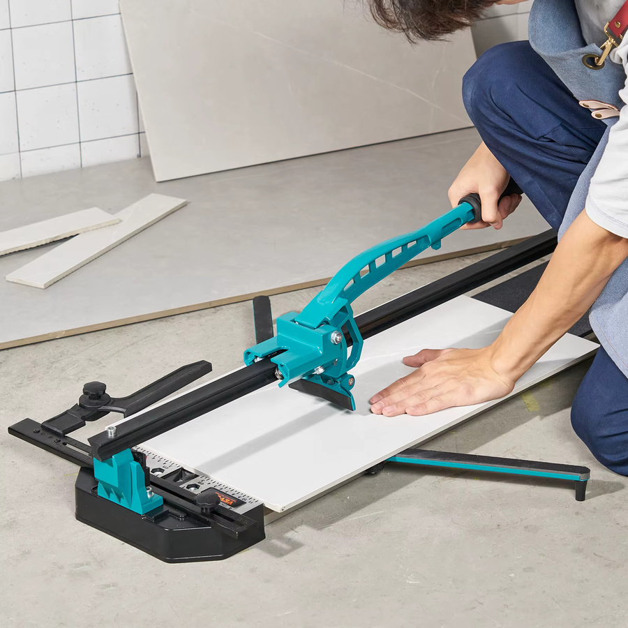 SucceBuy Manueller Fliesenschneider mit Laserpositionierung und Einzelschienen inklusive Stützfüßen für Keramik - Bild 6