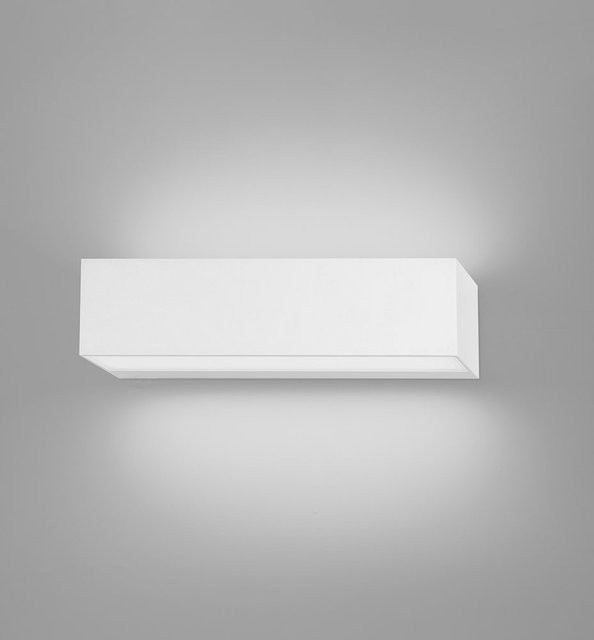 DLS Lighting Castor LED-Wandleuchte in Weiß, dimmbar, Up-Down-Beleuchtung, IP65 wetterfest aus Aluminium für Terrasse und Flur - Bild 1