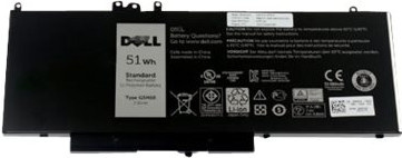 Dell Laptop-Batterie Lithium-Ionen 4 Zellen 51 Wh Schwarz für Latitude E5450 und E5550 (VMKXM) - Bild 1