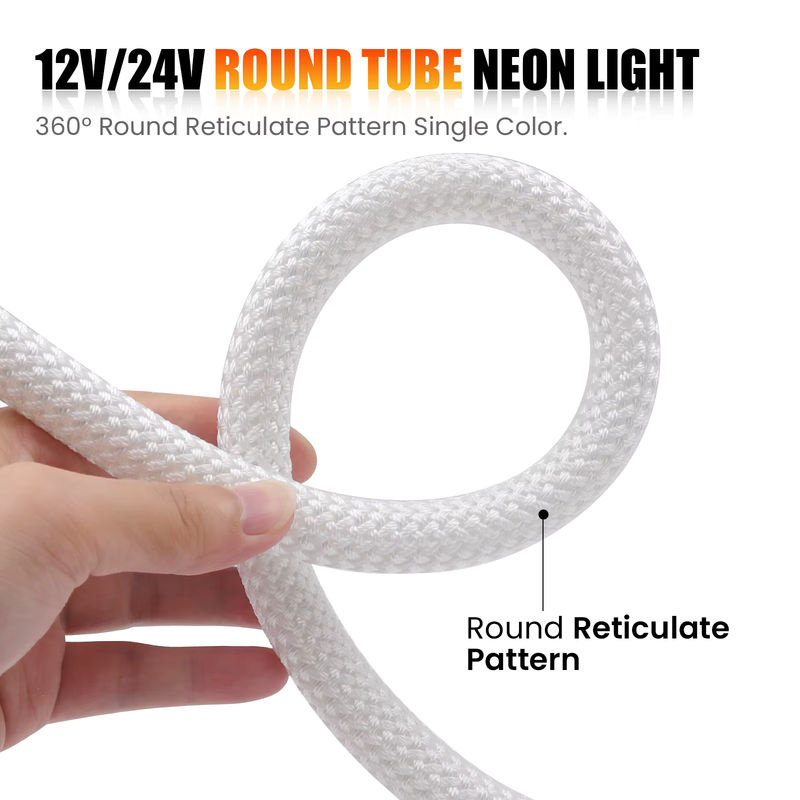 GAHADA LED Neon Flex Silikonband, Natural White, Dimmbar, 360 Grad Rund, 240 LEDs, Wasserdicht - Bild 6