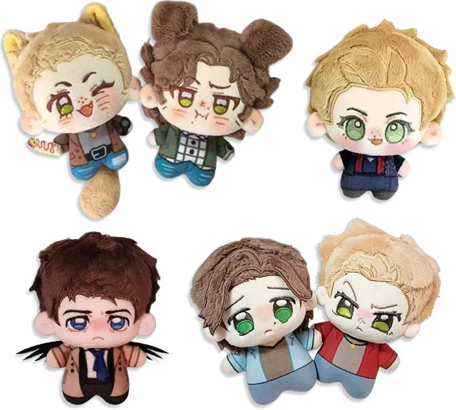 Bandai Supernatural Dean Sam Winchester Castiel, Plüschpuppen, Bunt - Bild 1