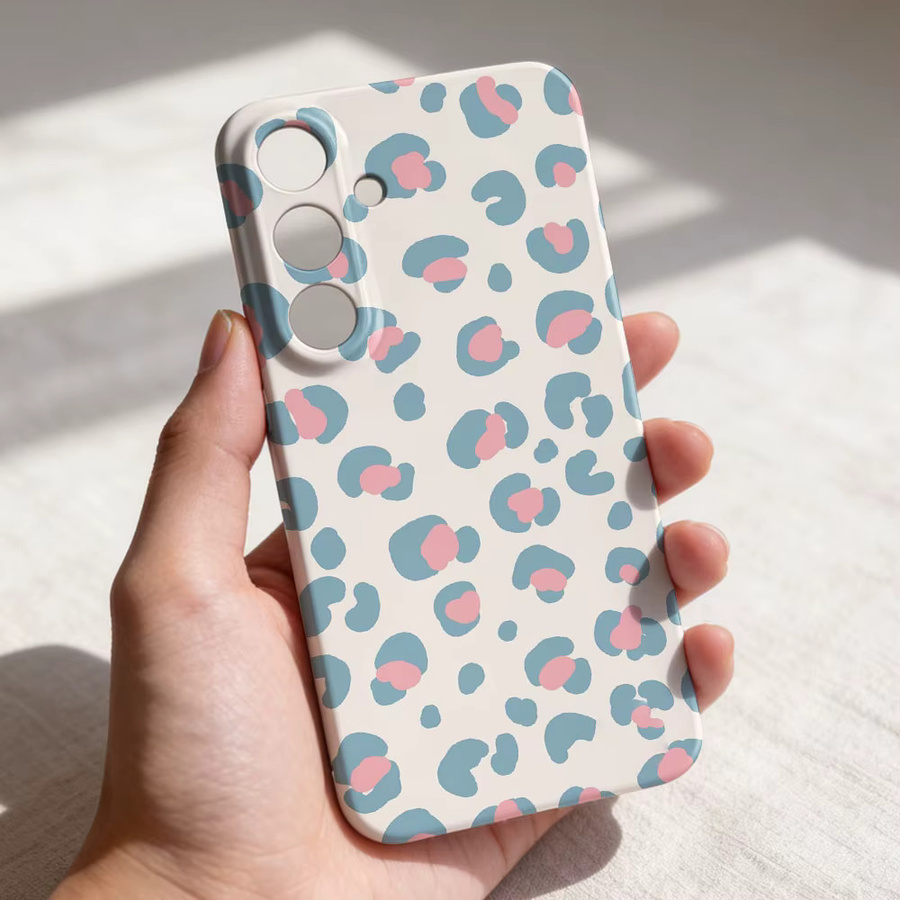 Handyhülle mit Leopardenmuster für Samsung Galaxy S26 S25 S24 S23 S22 Plus S21 Ultra Edge S23 S24 S25 FE, harte PC-Stoßfängerhülle, Multicolor - Bild 2
