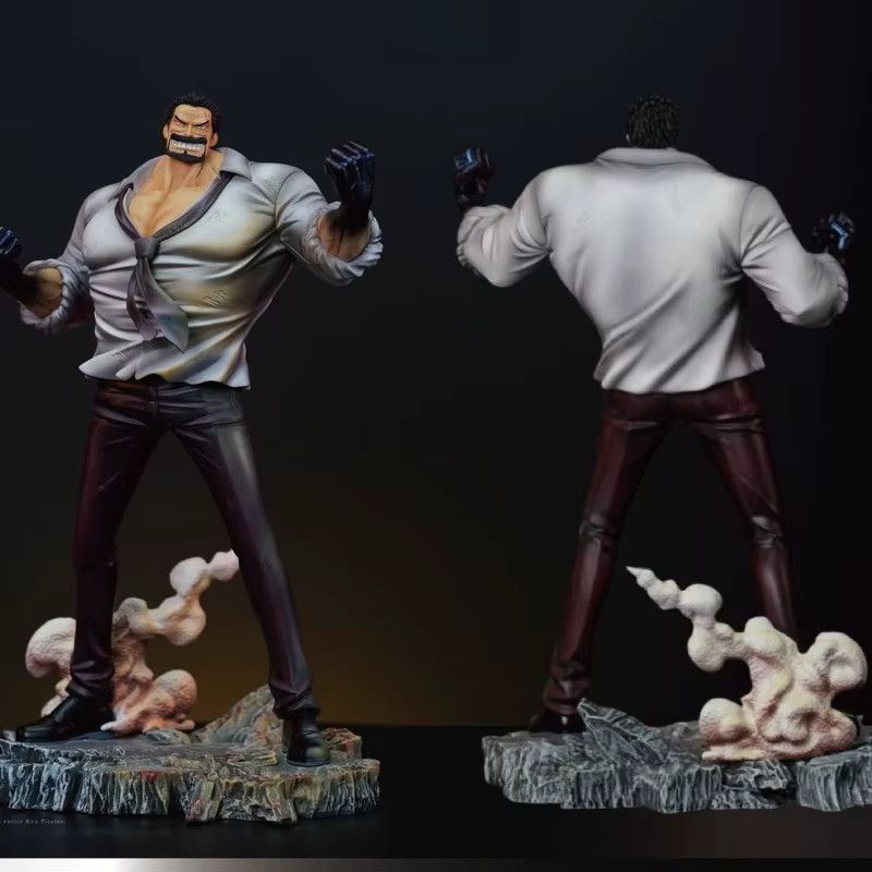 Bandai One Piece Anime Figur Monkey D. Garp Statue Desktop Dekoration Modell - Bild 2