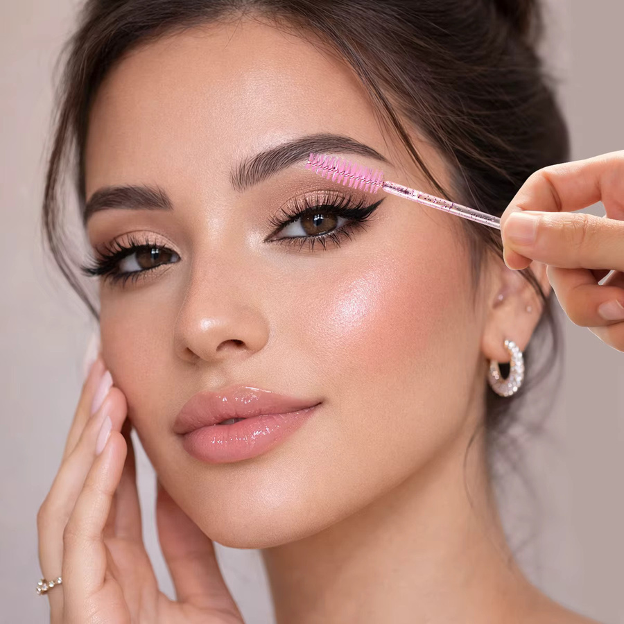 KOSSHOW Wimpernbürsten-Set, Rosa, 51 Stück, Unisex - Bild 2