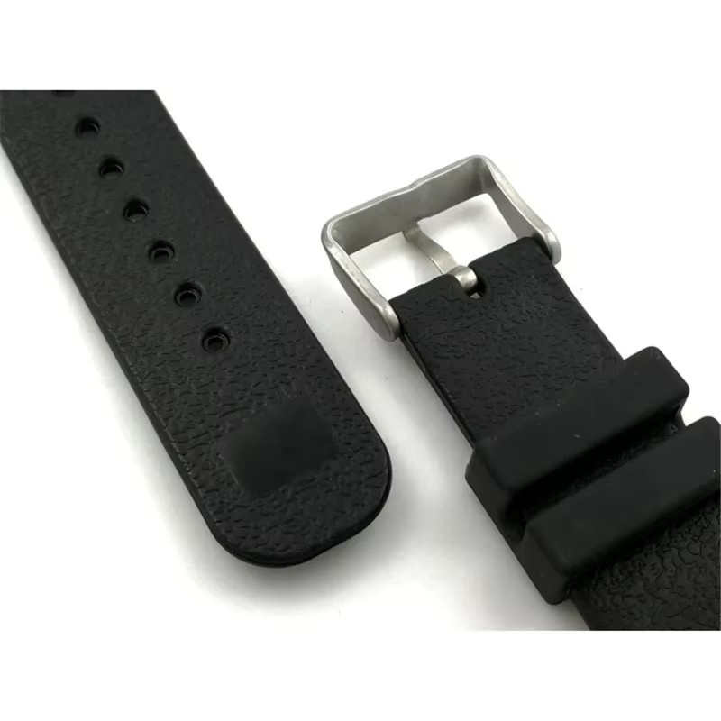 JBAILI Uhrenarmband Kautschuk, Schwarz, Unisex, 20mm/22mm - Bild 6