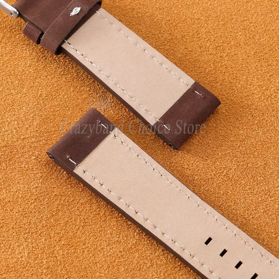crazyband Uhrenarmband Leder, Herren, 18/20/22/24 mm - Bild 2