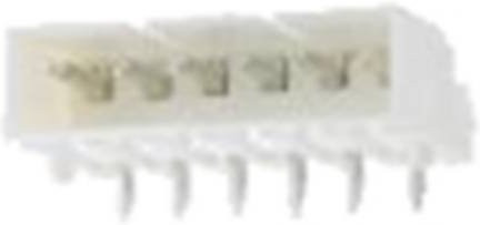 Molex Einbau-Stiftleiste Standard in Weiß aus Messing - Bild 1