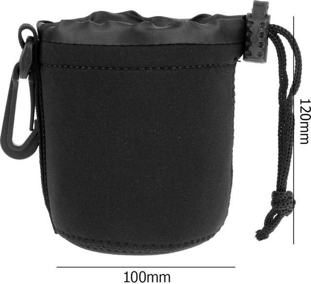 VODOOL Kameraobjektiv-Tasche aus Neopren in Schwarz, wasserdichte Objektiv-Schutzhülle für Canon und Sony sowie digitale SLR-Kameras - Bild 1