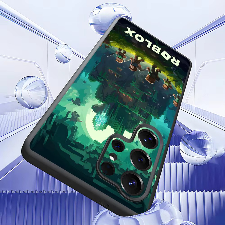 Game R-Roblox Handyhülle für Samsung Galaxy S20 S21 S22 S23 S24 FE Plus Ultra in Schwarz und Multicolour aus weichem TPU - Bild 4