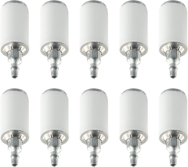 10er Set Kraftstofffilter VIBRATITE für Husqvarna, Poulan und Craftsman Kettensägen, Trimmer und Gebläse, Ersatzteil 530095646 - Bild 1