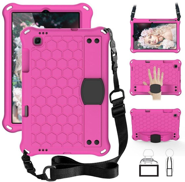 Stoßfeste EVA Kinderhülle für Samsung Galaxy Tab S6 Lite 10,4 Zoll in Rose Rot - Bild 1