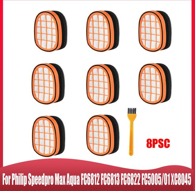 Hepa-Filter Ersatzteile für Philips Speedpro Max Aqua FC6812 FC6813 FC6822 FC5005/01 und XC8045 Staubsauger - Bild 1