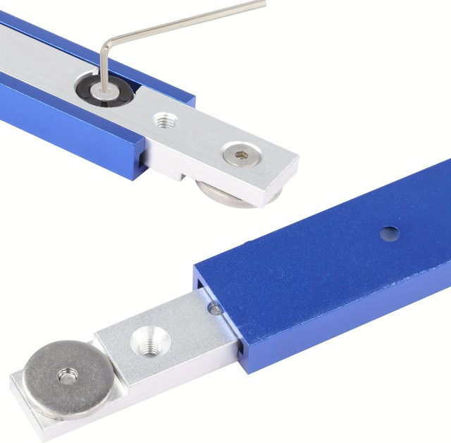 FNICEL Aluminium-Legierung T-Schiene Gehrungsmessstab in Rot, 300 mm oder 450 mm - Bild 1