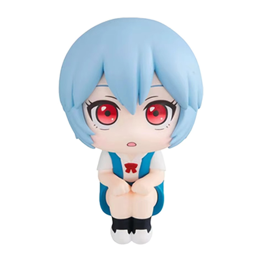 Bandai Anime-Figur Genesis Evangelion Modell Ayanami Rei und Asuka Figura de Cabeza Grande - Bild 2