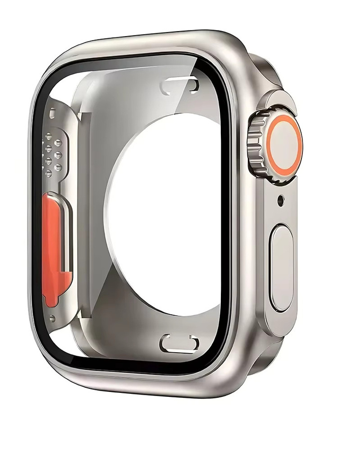 RWBANDS Displayschutzfolie für Apple Watch, hartes PC-Gehäuse, Schwarz - Bild 7