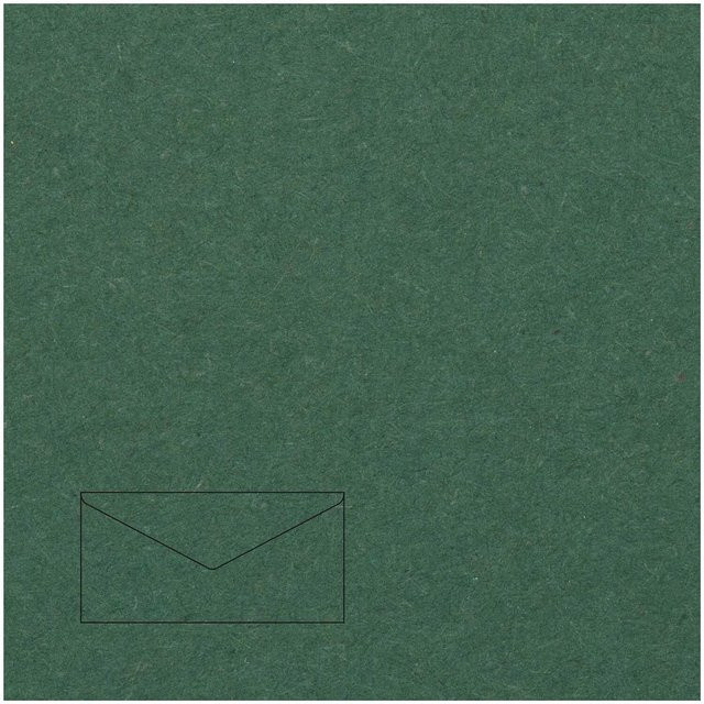 Rico Design Paper Poetry Kuvert Essentials DL, 5 Stück, Dunkelgrün - Bild 1