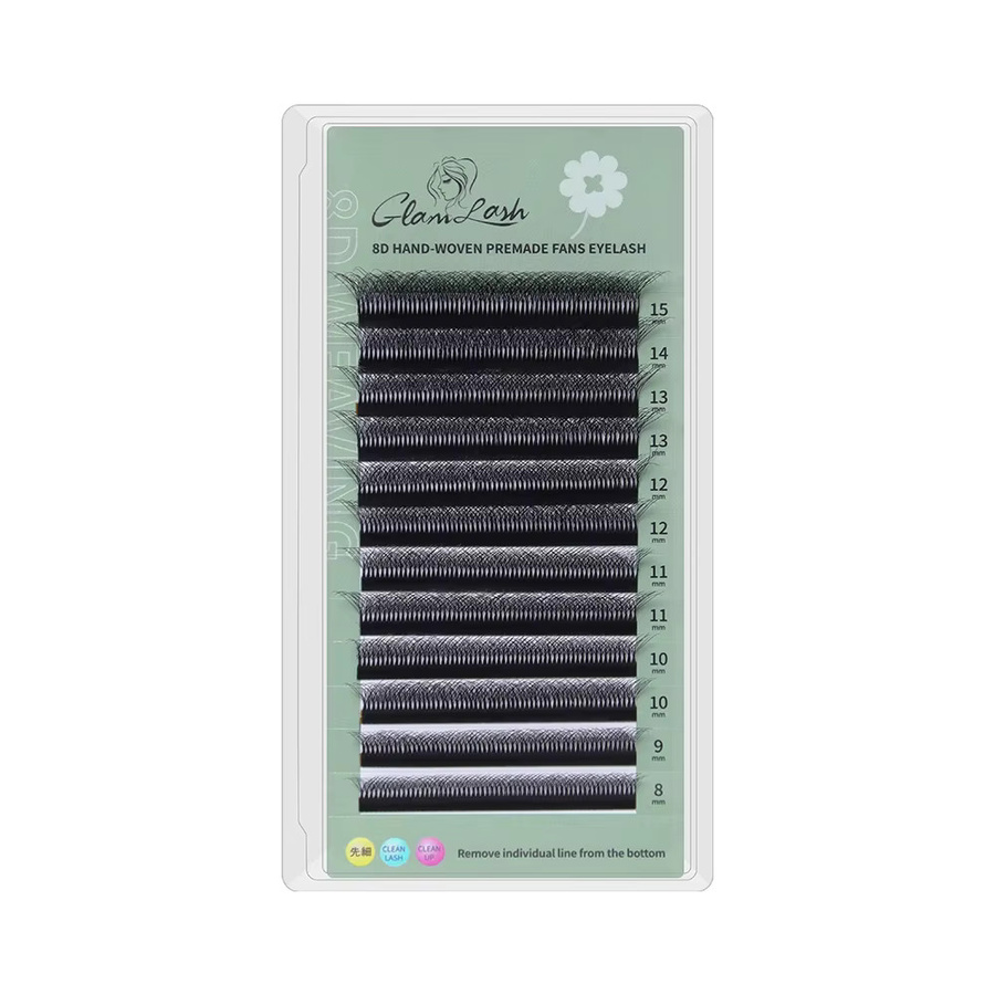 Glamlash 8D W Black Wimpernverlängerung, Natürlich, Unisex - Bild 4