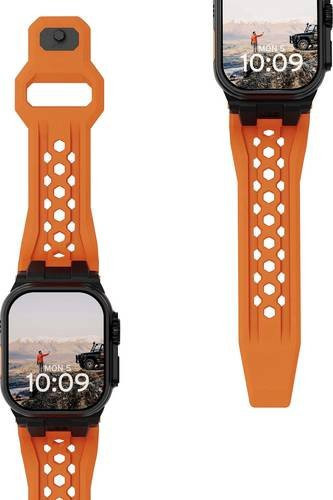 Urban Armor Gear Uhrenarmband, Orange, Schwarz, Kautschuk - Bild 1