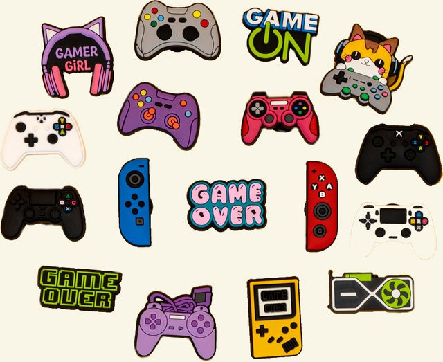 Lanxi League Schuh-Charms Spielkonsole Gamepad, Herren - Bild 1
