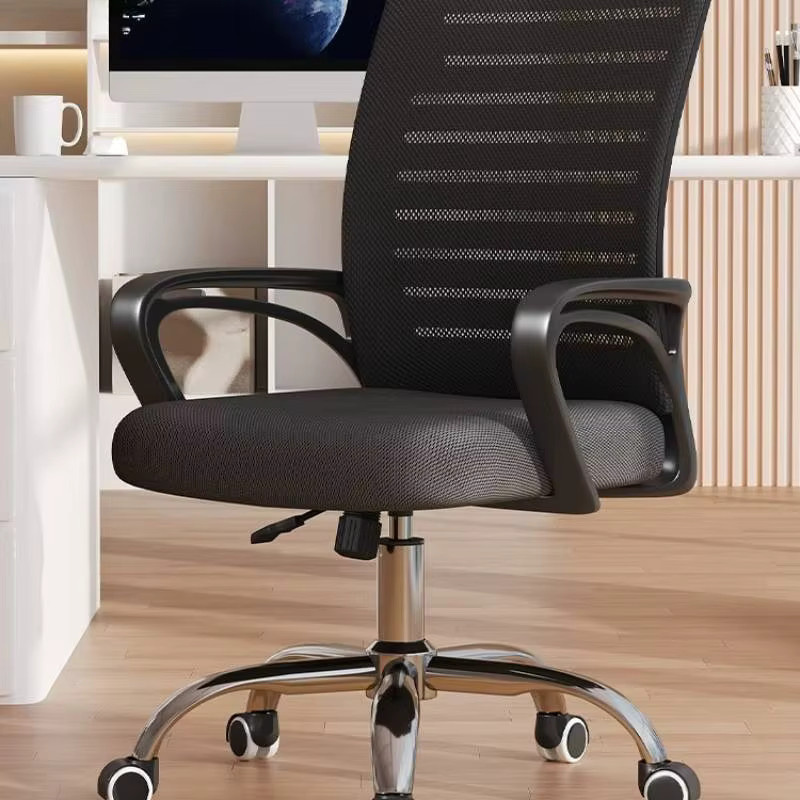 DUTRIEUX Executive Bürostuhl in Schwarz mit Armlehnen und Rollen für Home Office und Wohnzimmer - Bild 3