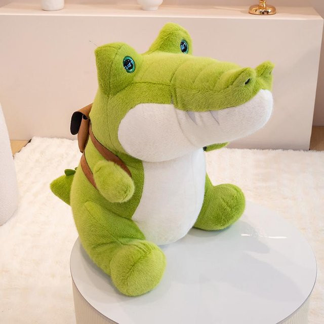 Yiran toy Cartoon Krokodil Plüschtier, mit Rucksack, 45cm - Bild 1