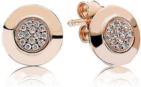 PAN Signature Ohrstecker, 925 Sterling Silber, Kristall, Damen - Bild 1