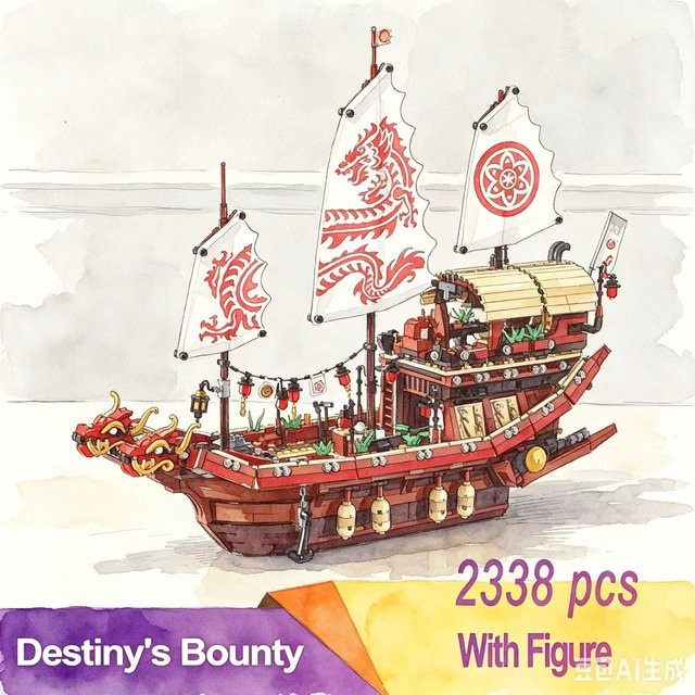 Destiny Boot 2367 Fliegendes Belohnungsschiff, Bausteine, 2367 Teile, ab 14 Jahre - Bild 1