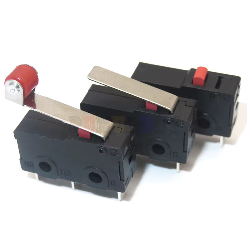 10er Set PUMUDDSY KW11-3Z Mikroschalter 3-Pin Taktsschalter Schwarz 5A 250VAC - Bild 2