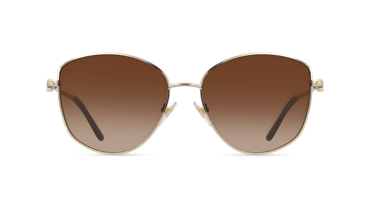 Polo Ralph Lauren RL7079 Sonnenbrille Damen, Vollrand, Rund, Metall, Gold - Bild 1