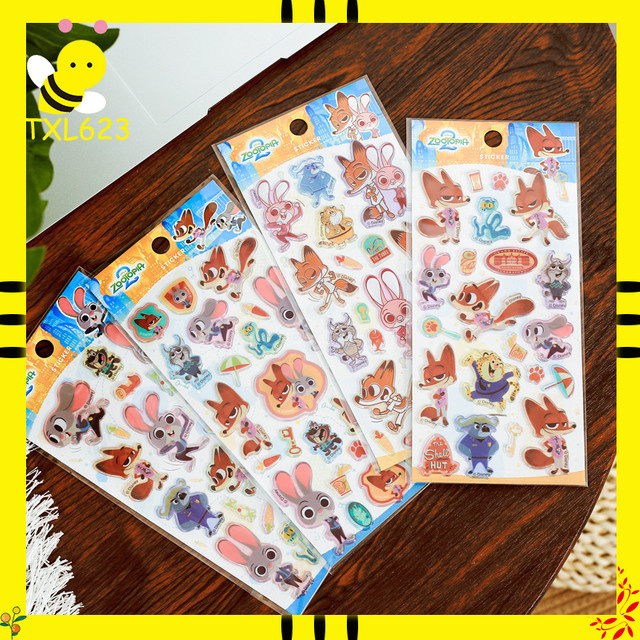 Disney Zootopia 2 Judy Gary Pawbert Glasur-Gelee-Kleber-Aufkleber, multicolor - Bild 1