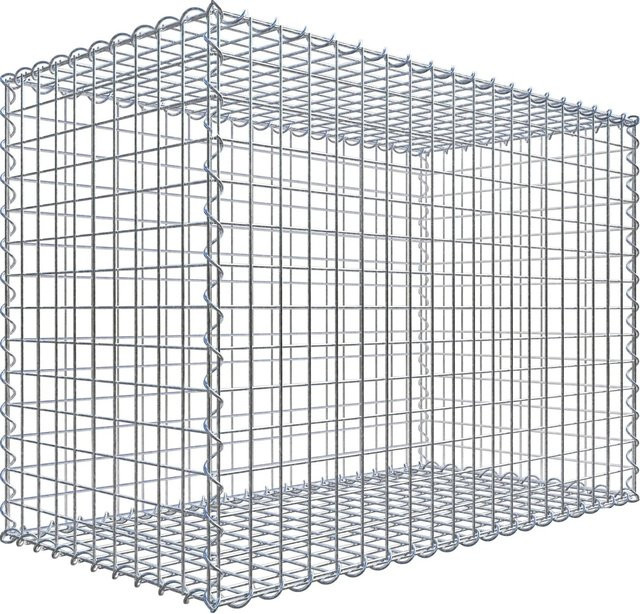 Gabiona Spiralgabione aus Stahl in Silbergrau, B/T/H: 100 x 50 x 70 cm - Bild 1