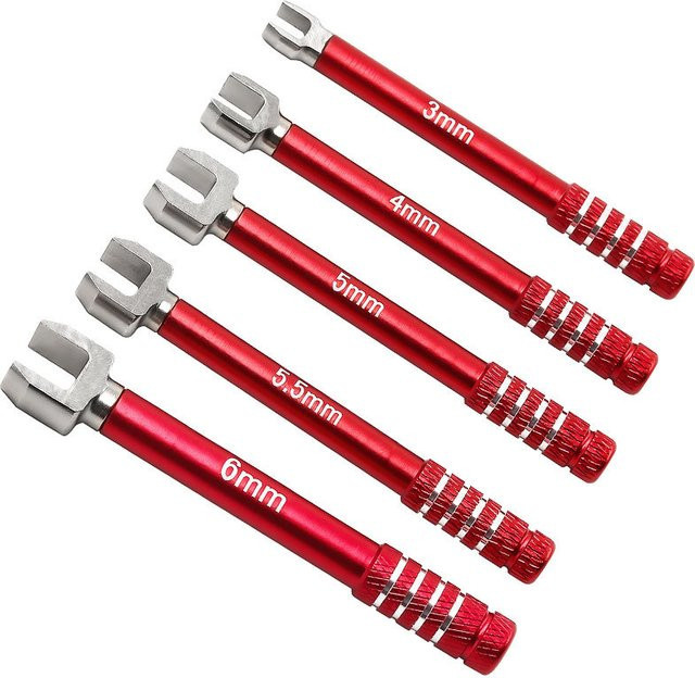 AJRC Zubehör, offene Schraubenschlüssel, Metall, 1:10, Rot - Bild 1