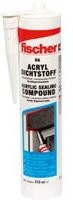 Fischer Acryldichtstoff DA weiß 310 ml wasserbasiert überstreichbar - Bild 1