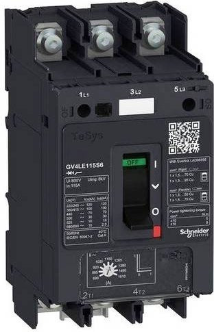 Schneider Electric GV4LE07S6 Motorschutzschalter in Schwarz - Bild 1