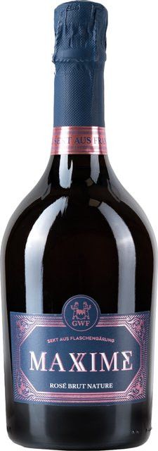Maxime Rosé Sekt, Pinot Meunier, Franken, Brut Nature, 2019, 0,75 l - Bild 1