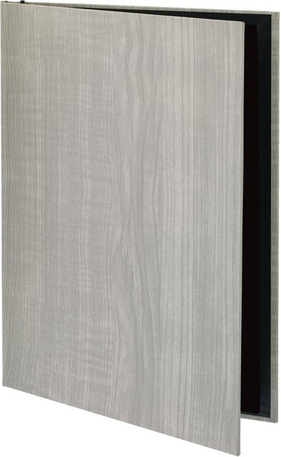 VEGA Speisekarte Lenio ohne Prägung in Grau, DIN A4, B: 23,8 cm, H: 32,6 cm - Bild 1