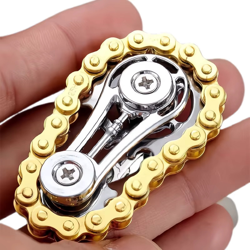 hairun Metall Fingertip Gyro Kettenrad Schwungrad Fidget Spinner, Spielzeug - Bild 2