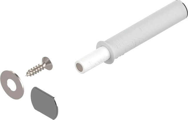 Blum Türöffner Tip On 956.1004 Kurzversion mit Magnet in Seidenweiß - Bild 1