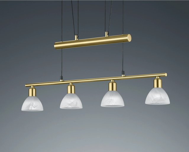 Trio LED-Pendelleuchte JoJo Levisto in Messing matt - Bild 1